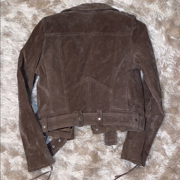 Blank nyc fringe 100% leather jacket - Picture 3 of 5